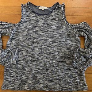LOFT cold shoulder knit top